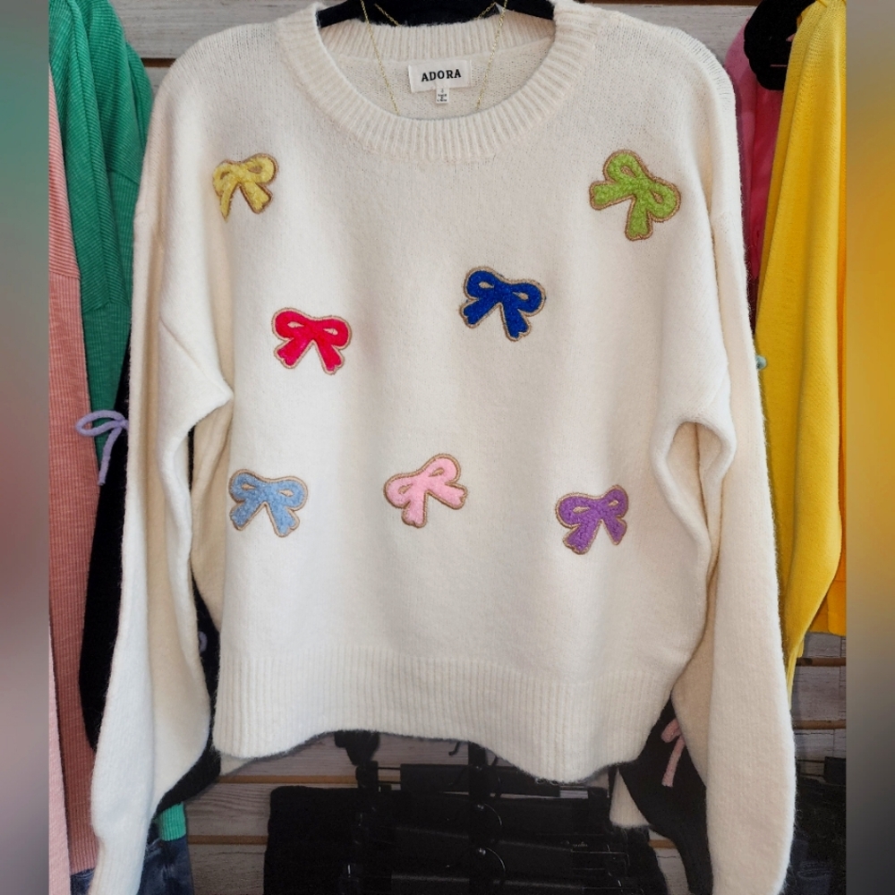 Bow Sweater by ADORA LA